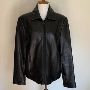 Avanti Black Leather Jacket